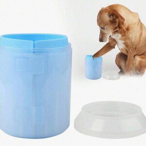 Dog Foot Cleaner Cup - Portable Pet Paw Washing Tool with Soft Bristles